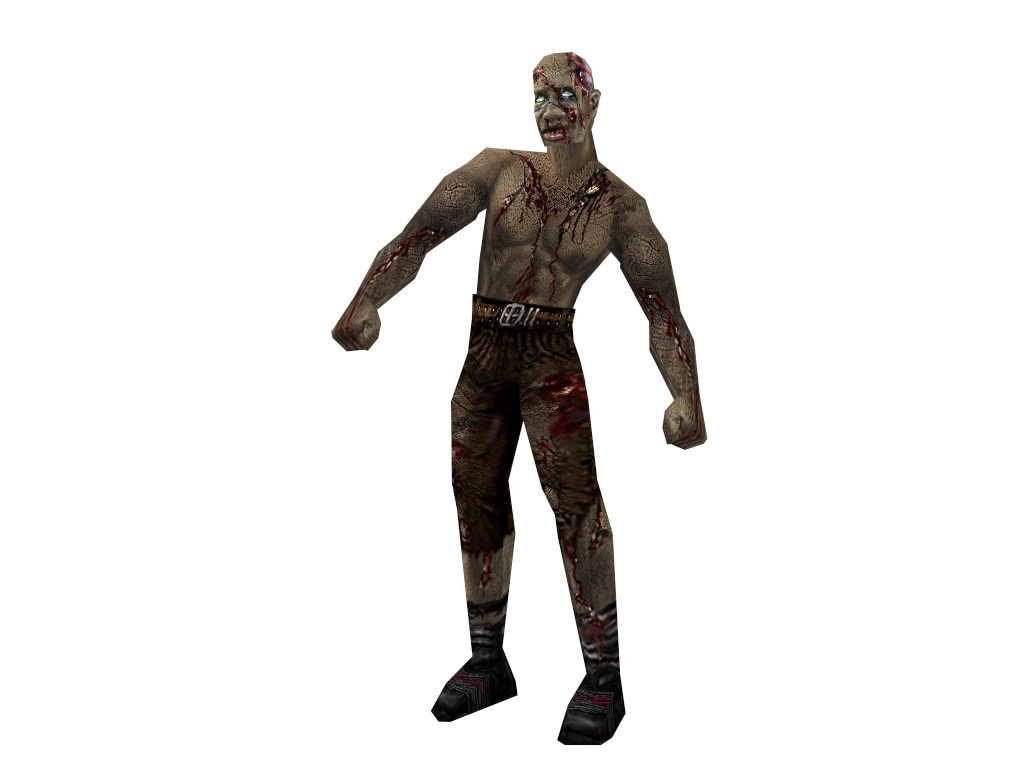 Zombie 2 white background