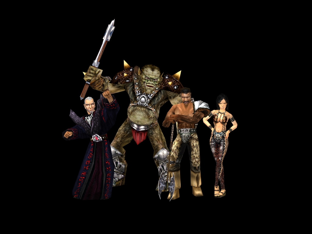 Xardas, Orc Warrior, Gorn, Velaya