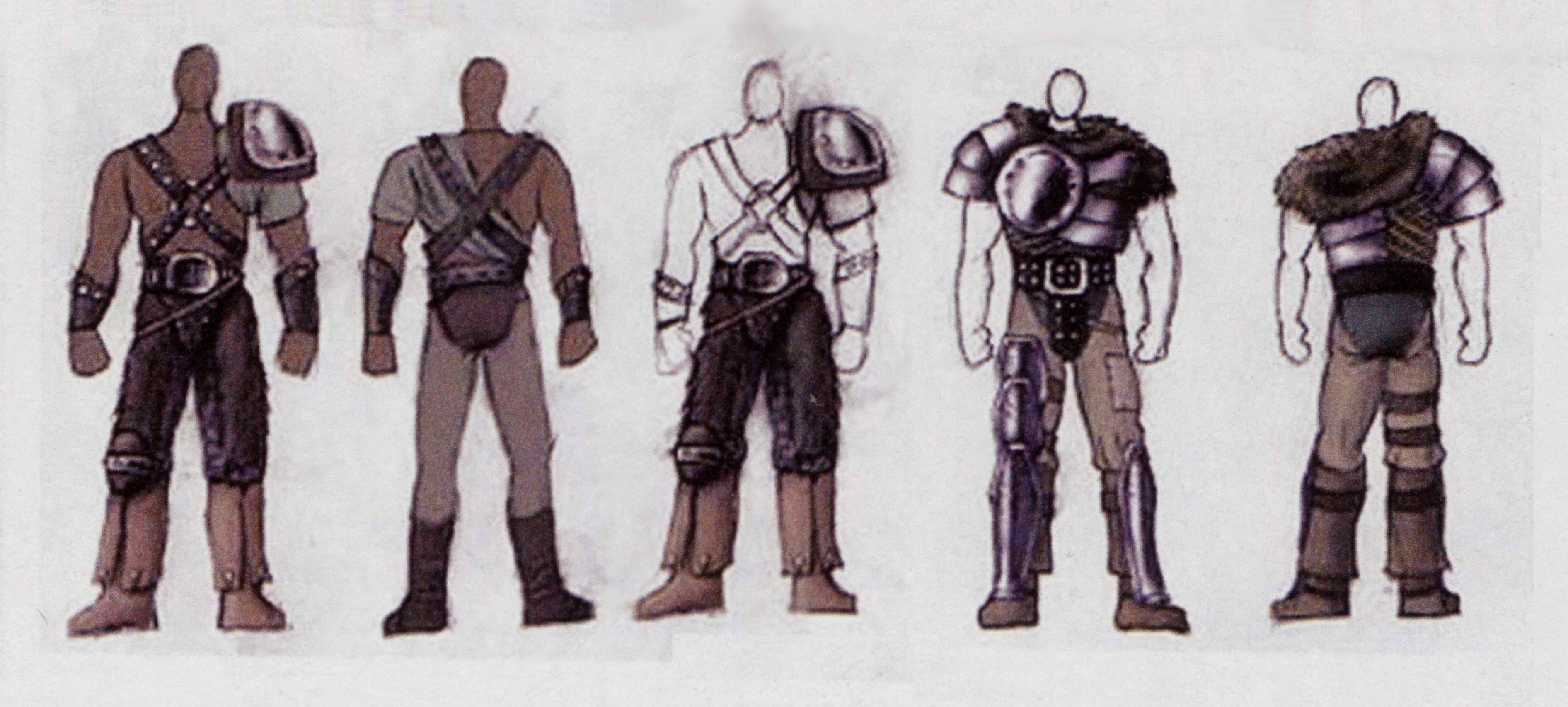 Mikes and Uwes light and medium Mercenary Armour Concept