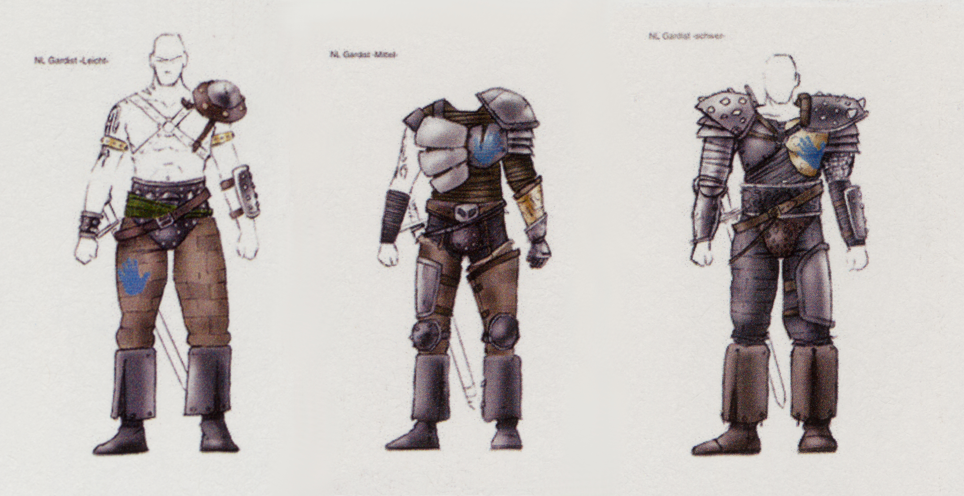 last known NC Guard armour designs by Ralf