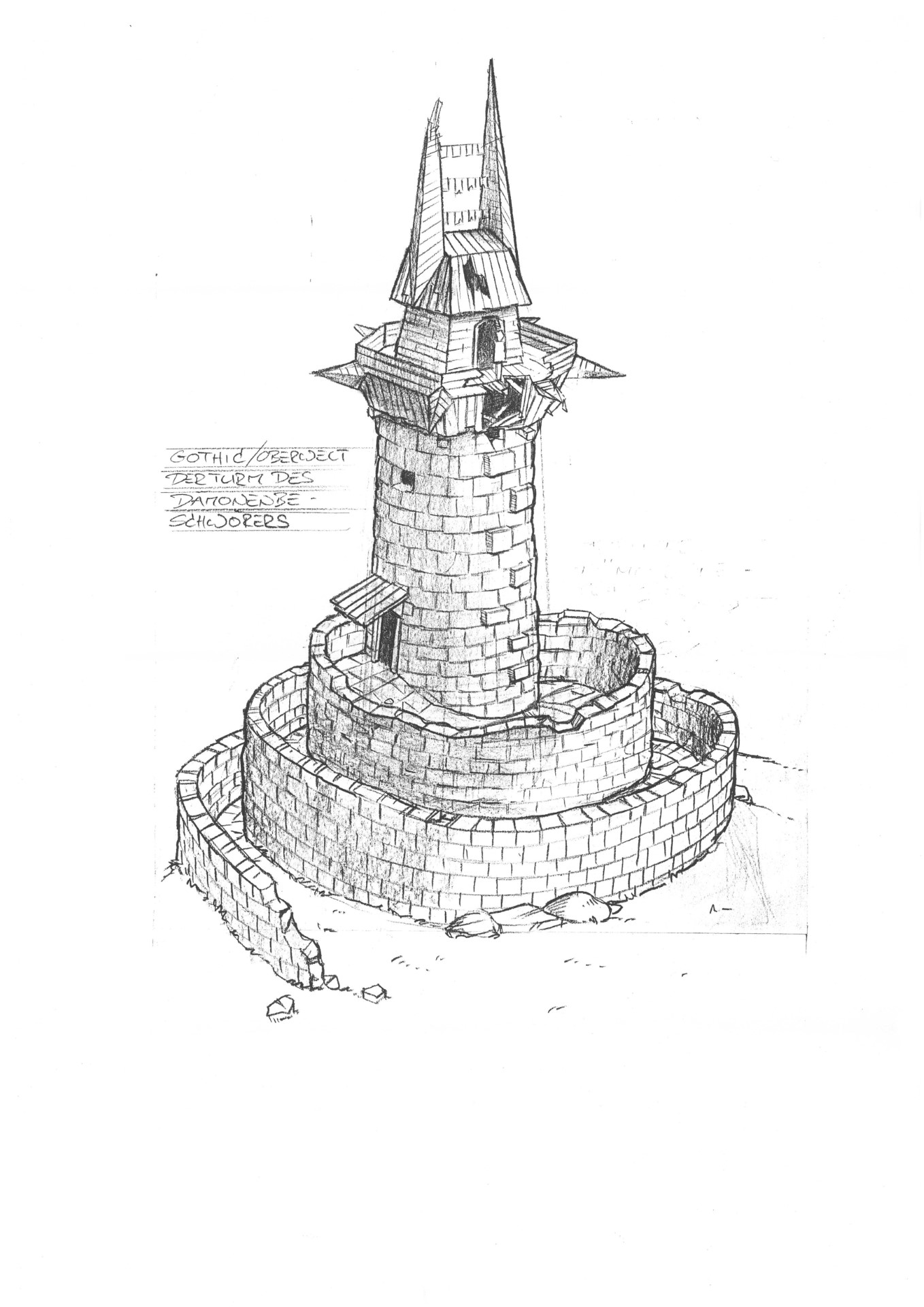 Dämonenturm - Zweiter Entwurf Version 2