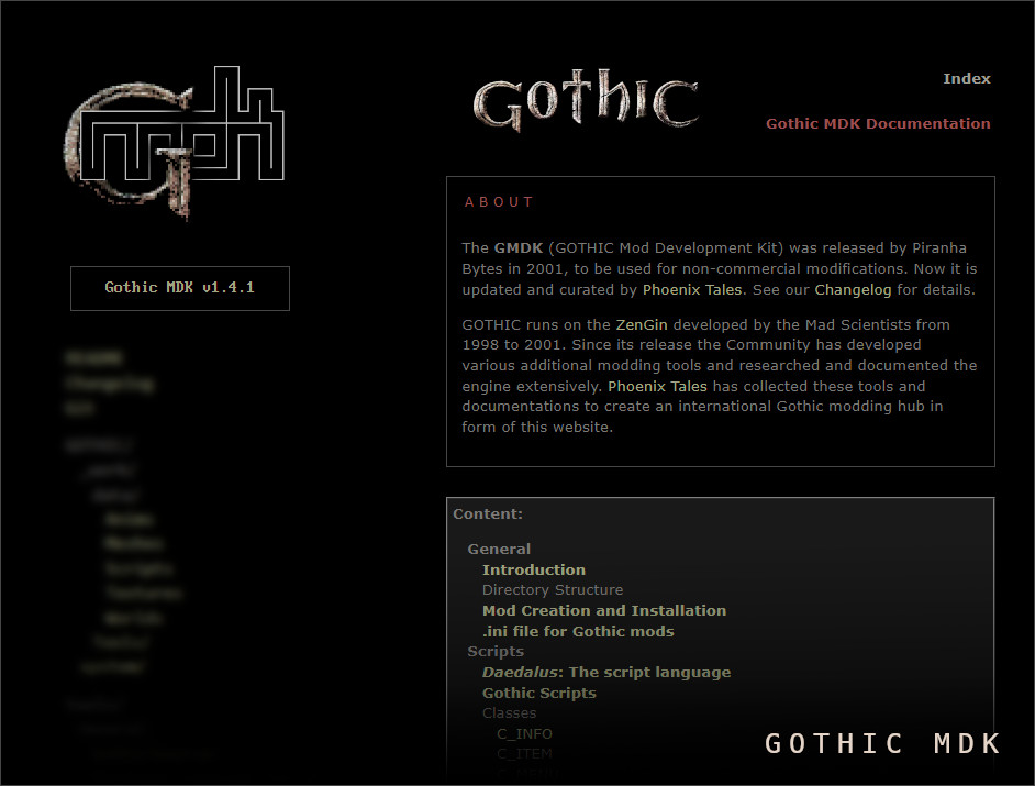 GothicMDK & Documentation