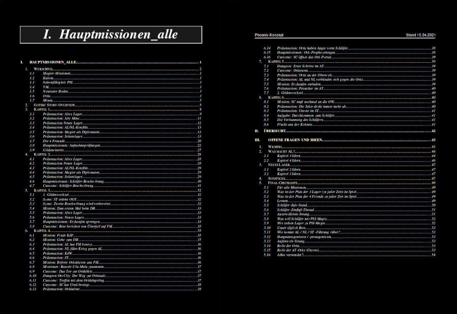 Phoenix Hauptmissionen / Main Missions