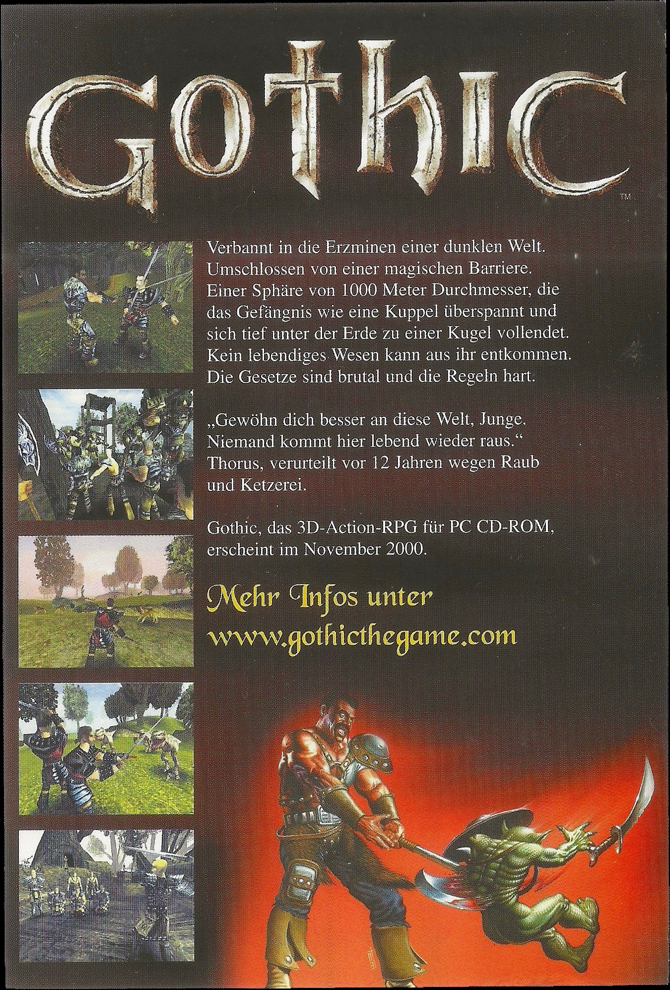 Gothic Flyer Card Back